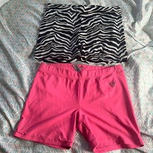 Justice shorts. Worn a few times. $5 each or $10 or both